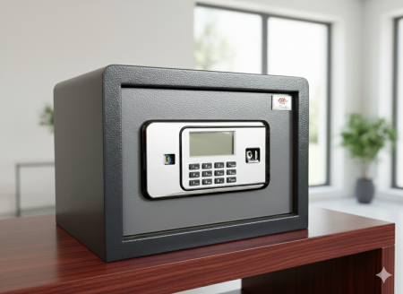 الأمان العظيم لا يتطلب دائماً مساحة كبيرة. صُممت خزنة الـ 25 إنش لتكون "خزنتك السرية" التي توفر حماية احترافية لمقتنياتك الأكثر خصوصية. بفضل حجمها الصغير المبتكر، تمنحك هذه الخزنة المرونة الكاملة لإخفائها في أي مكان مع الحفاظ على أعلى معايير الأمان الفولاذي.