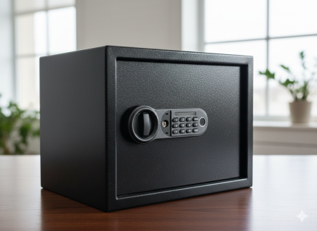 حققت خزنة الـ 30 إنش المعادلة الصعبة؛ فهي توفر لك الأمان الفولاذي المنيع في حجم مدمج يتناسب تماماً مع منزلك أو مكتبك الخاص. صُممت لتكون الحارس الشخصي لمقتنياتك الثمينة، حيث تجمع بين الحماية من الحريق والتقنية الرقمية الحديثة لضمان راحة بالك المطلقة.