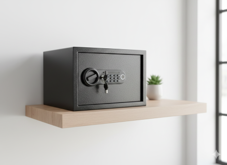 القوة لا تقاس دائماً بالحجم. صُممت خزنة الـ 25 إنش لتكون "خزنتك السرية" التي توفر حماية احترافية لمقتنياتك الأكثر قيمة في أصغر مساحة ممكنة. هي الحل المثالي لمن يبحث عن أمان فولاذي في قالب مدمج يسهل وضعه في أكثر الأماكن خصوصية.