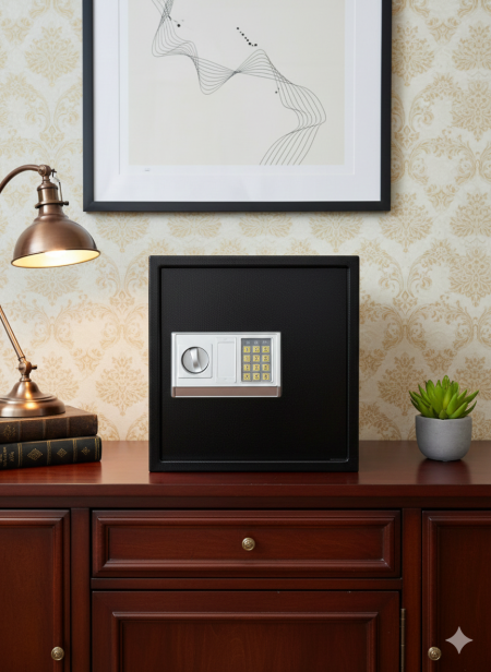 الخزنة الفولاذية العملاقة (إصدار 40 إنش) - القلعة الحصينة لمقتنياتك ​عندما يتعلق الأمر بحماية الأصول الكبيرة والوثائق الحساسة، فإن إصدار الـ 40 إنش هو الخيار الأول للمحترفين وأصحاب المنازل الكبيرة. تتميز هذه الخزنة بارتفاعها الشاهق وسعتها الفائقة، مما يجعلها وحدة تخزين أمنية متكاملة وليست مجرد صندوق صغير.