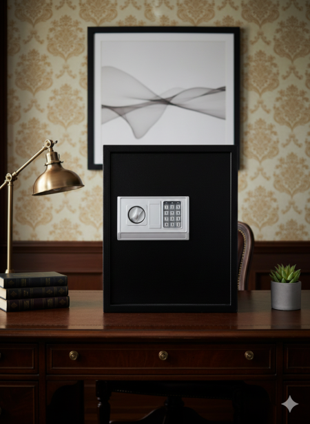 الخزنة الأمنية الفولاذية - الإصدار العملاق (50 إنش) ​"السعة المطلقة للأمان الذي لا يضاهى" ​تم تصميم هذه الخزنة (مقاس 50 إنش) لتكون الحل النهائي للأمان الشامل. إنها ليست مجرد صندوق لحفظ الأشياء، بل هي وحدة أمنية متكاملة توفر مساحة تخزين هائلة تجمع بين القوة الميكانيكية والتكنولوجيا الرقمية المتقدمة.