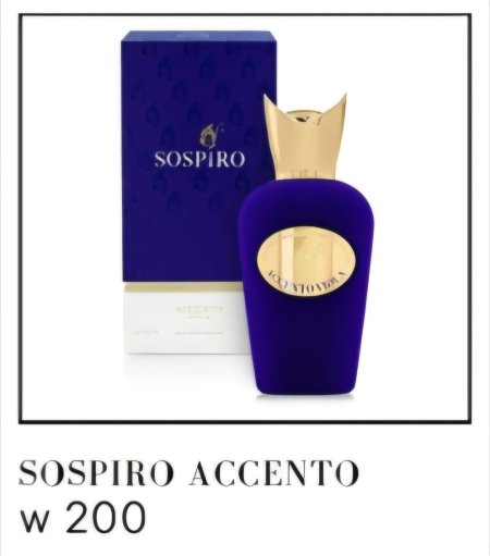 أناقة مخملية تأسر الحواس مع Sospiro Accento! ✨💜 اكتشف العطر الذي يجسد الفخامة الإيطالية، بمزيج استثنائي يفتتح بنضارة الأناناس والياقوتية، مع قلب ينبض بجمال زهور الياسمين والسوسن، وقاعدة دافئة وعميقة من المسك، العنبر، والباتشولي. عطر صُمم لمن يبحث عن حضور ملكي وتفرد لا يضاهى يلفت الأنظار في كل مناسبة.