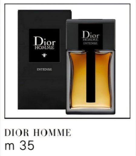 عنوان الأناقة والمنافس الأول للجاذبية.. Dior Homme Intense! ✨ نبل لا يضاهى اكتشف العطر الذي يجمع بين القوة والنعومة في آن واحد، بمزيج ساحر يفتتح بنفحات اللافندر المهدئة، مع قلب غني بجمال زهرة السوسن (Iris) التي تمنحه لمسته البودرية الفاخرة، وقاعدة دافئة من خشب الأرز والعنبر. عطر صُمم للرجل الذي يبحث عن حضور مغناطيسي ووقار يلفت الأنظار في المناسبات الرسمية والليالي الخاصة.