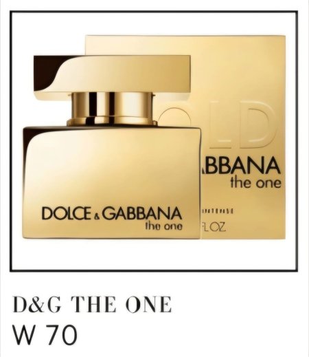 تألقي كالنجمة مع D&G The One! ✨ الأنوثة الـ اكتشفي العطر الذي يجمع بين الفخامة العصرية والجاذبية الكلاسيكية. مزيج يأسر الحواس يجمع بين عبير الزهور ودفء الفانيليا ليمنحك حضوراً واثقاً يخطف الأنظار في كل مناسبة.