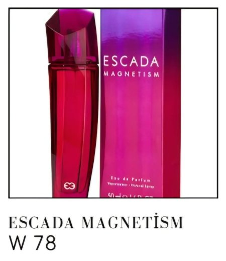 سحر المغناطيس في زجاجة واحدة! ✨💖 أطلقي العنان لجاذبيتك مع عطر Escada Magnetism. مزيج يأسر الحواس يجمع بين حلاوة الفواكه ودفء الفانيليا ليمنحك حضوراً طاغياً لا يُنسى.