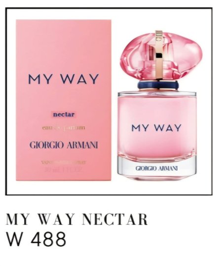 سحر الطبيعة في زجاجة وردية! ✨🌸 اكتشفي الجاذبية التي لا تُقاوم مع My Way Nectar من جورجيو أرماني. عطر يمنحك شعوراً بالبهجة والانتعاش بفضل مزيجه المذهل من الفواكه والأزهار النادرة.