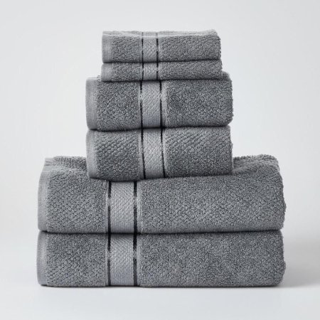 مناشف قطن أنيق، امتصاص قوي ونعومة تدوم 🤍🩶