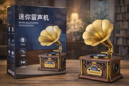 راديو كلاسيك بتصميم فخم يجمع بين روح الماضي وتقنيات اليوم، يدعم البلوتوث، USB، AUX وFM، بصوت واضح ولمسة ديكور أنيقة تناسب البيت أو المكتب. خيار مثالي لعشّاق الذوق الراقي والصوت الدافئ