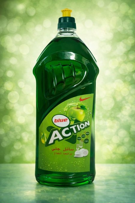 بلو أكشن – سائل جلي برائحة التفاح