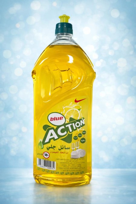سائل جلي بلو أكشن – برائحة الليمون