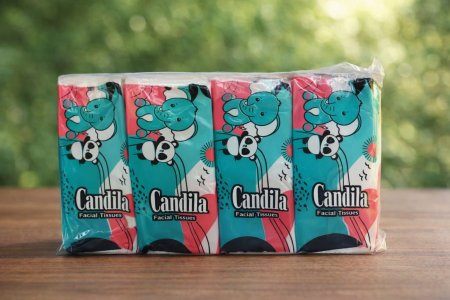 مناديل وجه كانديلا (Candila Facial Tissues) عبوة عدة علب مناديل ورقية برسومات للأطفال