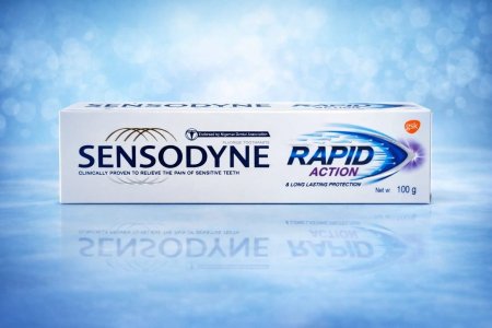 معجون أسنان سينسوداين – Rapid Action مخصص للأسنان الحساسة عبوة 100 غرام