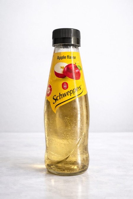 شويبس تفاح زجاج