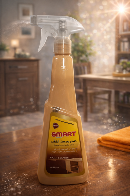 ملمّع ومعطّر الخشب SMART يمنح الأسطح الخشبية لمعانًا طبيعيًا ونظافة عميقة مع حماية تدوم. يزيل الأوساخ بلطف، يقلّل ظهور الخدوش، ويترك رائحة منعشة تعيد للخشب رونقه وأناقة منزلك.
