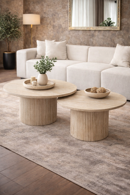 ✨ طاولات وسط بتصاميم عصرية تناسب كل الأذواق ✨ مجموعة طاولات وسط تجمع بين الحداثة، البساطة، ولمسة الطبيعة الدافئة. تصاميم متنوعة بألوان وتشطيبات مختلفة لتكمل غرفة الضيوف بأسلوب راقٍ وانسجام مثالي مع الديكور. عملية، أنيقة، وتضفي فخامة واضحة على أي مساحة. اختيار ذكي… ولمسة تميّز بتبان من أول نظرة. 🖤🤍🌿