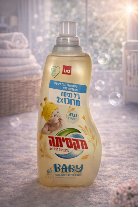 منظف ملابس الأطفال Baby تركيبة لطيفة وآمنة على بشرة الأطفال الحساسة، تنظف بعمق وتزيل البقع بفعالية مع الحفاظ على نعومة الملابس ورائحة منعشة. مثالي للاستخدام اليومي ويمنحك نظافة مطمئنة لكل قطعة 👶✨