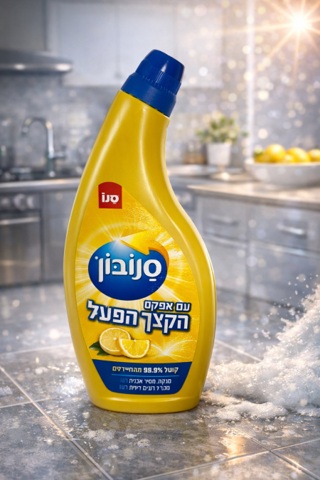 منظف سورجن الكثيف – برائحة الليمون يمنحك قوة تنظيف فعّالة تزيل الأوساخ والدهون بسرعة، ويقضي على 99.9% من الجراثيم، مع لمعان واضح وانتعاش يدوم طويلاً. مثالي للمطابخ والأسطح اليومية