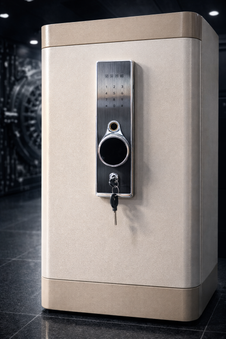 خزنة 60 إنش بقفل إلكتروني ذكي – أمان عالي وسعة واسعة لحفظ المقتنيات الثمينة بثقة تامة.