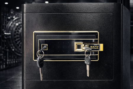 خزنة 30 إنش بقفل إلكتروني وبصمة – أمان موثوق وتصميم أنيق لحماية مقتنياتك الثمينة بكل سهولة.