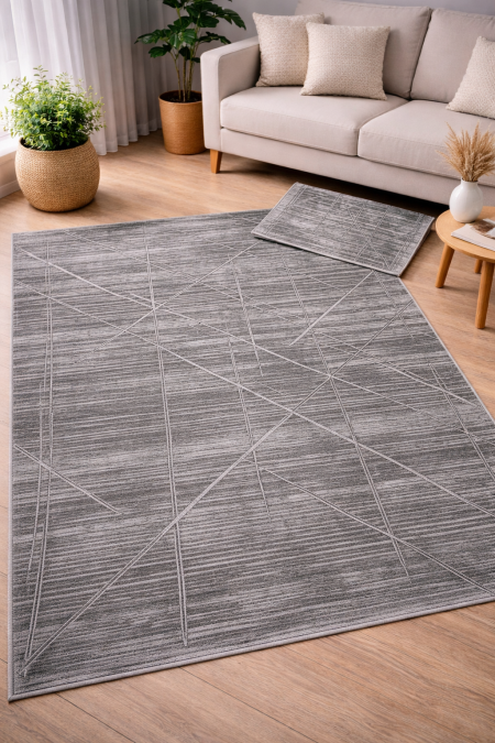 سجاد بلجيكي عصري بنقشة هندسية أنيقة ولون راقٍ، يضيف لمسة فخامة وهدوء للمكان. جودة عالية ومتانة مثالية للاستخدام اليومي. 🔥✨