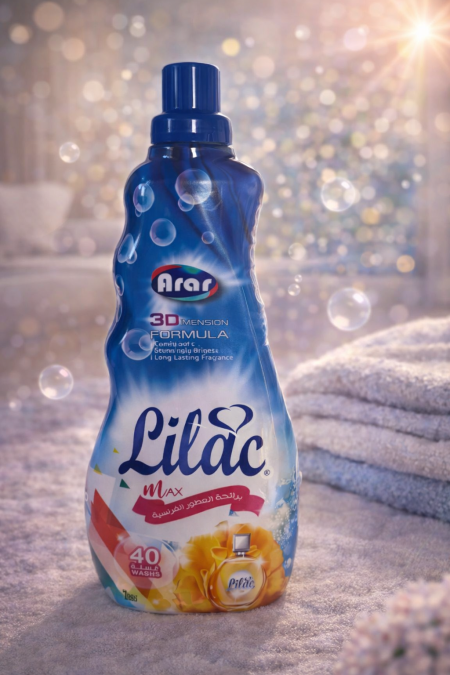 🌸 Lilac Max معطّر ملابس تركيبة متطورة تمنح ملابسك نعومة فائقة ورائحة فرنسية فاخرة تدوم طويلاً. يحافظ على الألوان، يترك الإحساس بالانتعاش بعد كل غسلة، ويكفي حتى 40 غسلة لنظافة تفوح أناقة ✨👕