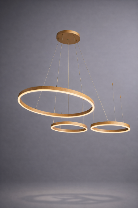 ثريا ليد ثلاثي 9528/40/60/80 / ثريا LED بثلاث مستويات/أحجام إضاءة