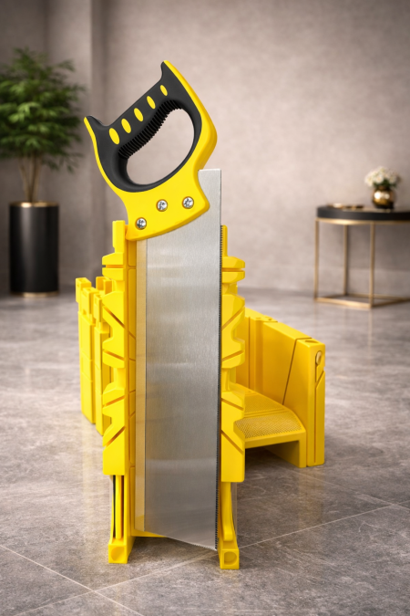 منشارة يدوية عملية بتصميم متين شفرة حادة لقص دقيق وسريع، مع مقبض مريح يوفّر تحكمًا أفضل أثناء العمل. مثالية لأعمال النجارة والديكور والاستخدام المنزلي.