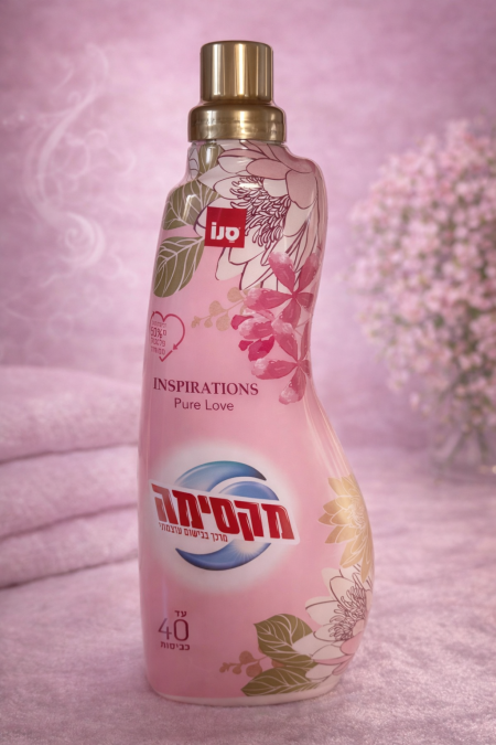 منعّم أقمشة Inspirations – Pure Love برائحة ناعمة وأنثوية راقية، يمنح الملابس نعومة فاخرة وانتعاشًا يدوم طويلًا، مع لمسة عطرية دافئة تضيف إحساسًا بالرقي والأناقة بعد كل غسلة.