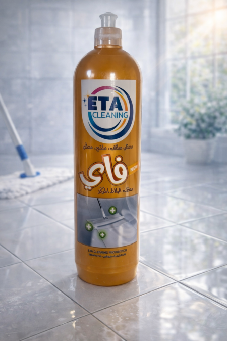منظف أرضيات ETA Cleaning بتركيبة فعّالة للتنظيف والتلميع والتعقيم، يزيل الأوساخ والجراثيم بعمق ويمنح الأرضيات لمعانًا واضحًا وانتعاشًا يدوم، مناسب للاستخدام اليومي ولمختلف أنواع الأسطح.