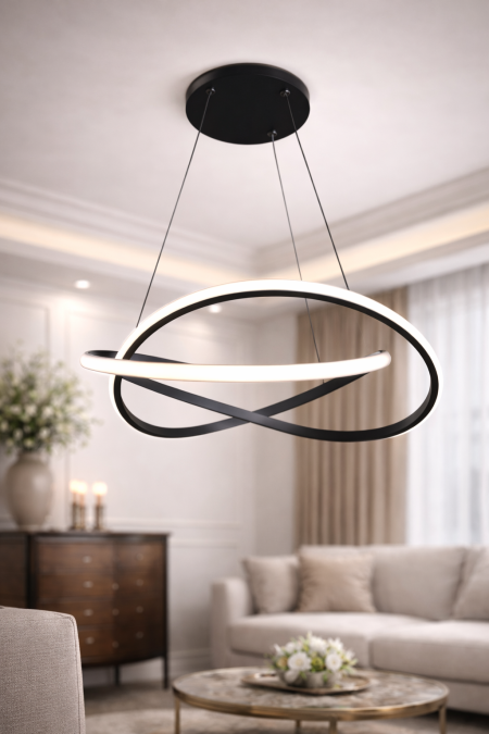 ثريا ليد 1067/550 / ثريا LED متوسطة الحجم شكل جميل