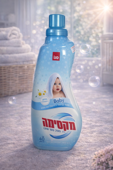 منعّم أقمشة Baby بتركيبة لطيفة وآمنة، يمنح الملابس نعومة فائقة ورائحة هادئة تدوم طويلاً. مثالي لملابس الأطفال والبشرة الحساسة، مع حماية للألياف وانتعاش يدوم حتى 40 غسلة.