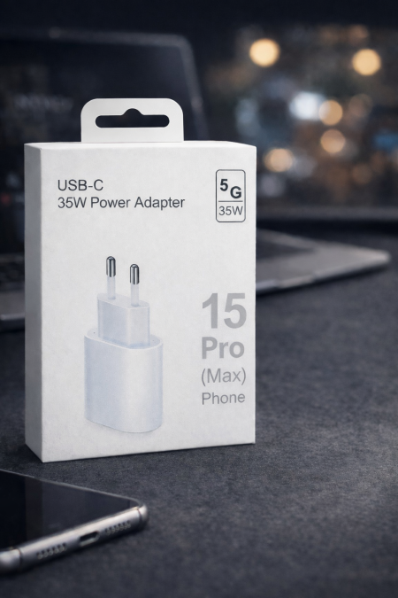 عظمة أصلية مدخل type-c بقوة 35W – شحن سريع وآمن للأجهزة الحديثة