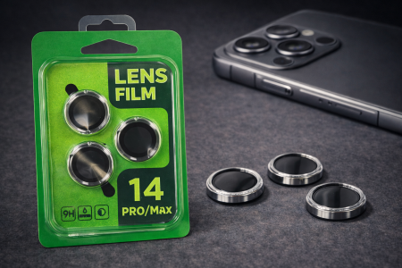 حماية عدسات الكاميرا لآيفون 14 Pro / Pro Max – حماية قوية بدون التأثير على التصوير