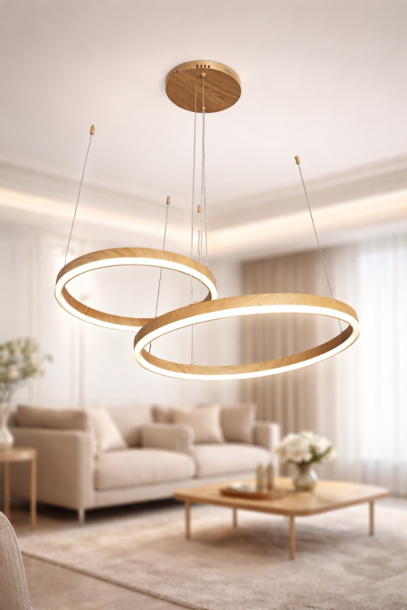 ثريا ليد ثنائي 9528/4060 / ثريا LED بلمبتين، تصميم أنيق