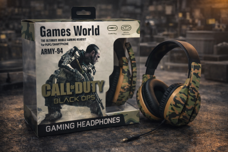 سماعة ألعاب Games World – ARMY-94