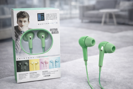 سماعة أذن سلكية – Extra Bass سماعة أنيقة بتصميم عصري وصوت قوي، مصممة لعشّاق الموسيقى اللي بحبوا الباس العميق والنقاء العالي في نفس الوقت