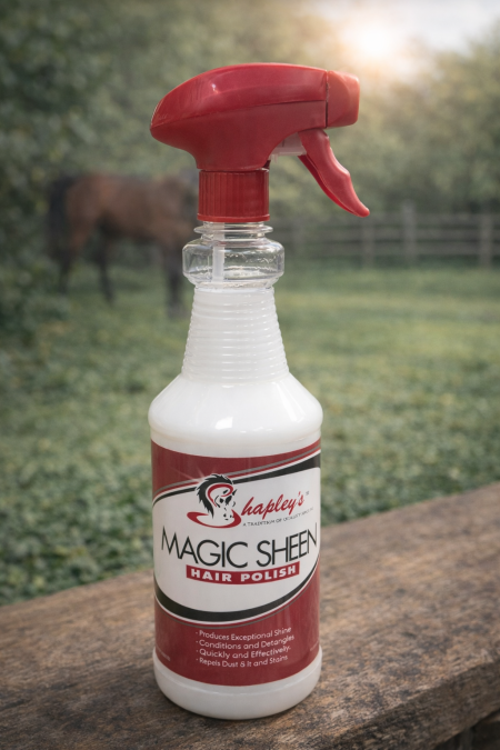 سبراي Magic Sheen Hair Polish يمنح شعر وذيل الخيل لمعانًا قويًا ومظهرًا أنيقًا، يساعد على فك التشابك بسرعة ويقلّل الغبار والأوساخ، مثالي للعروض والتدريب اليومي مع نتيجة نظيفة ولمعة تدوم.