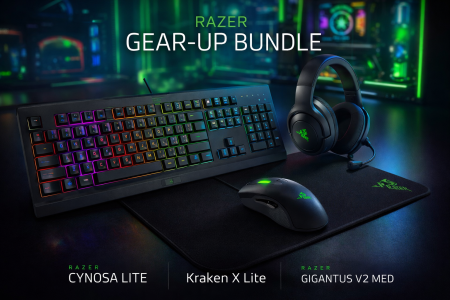 gaming ماوس + كيبورد + سماعة RAZER