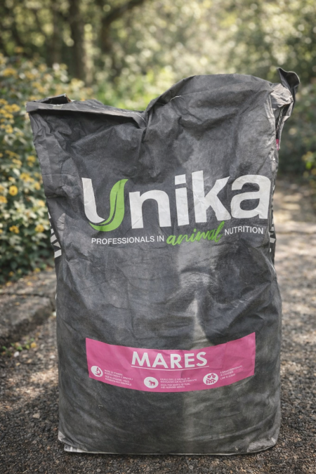 Unika Mares 🖤🌸 علف متوازن مخصص للأفراس، يدعم الخصوبة والصحة العامة خلال فترات الحمل والرضاعة. تركيبة غذائية متقدمة تعزز الطاقة، تقوي المناعة، وتحافظ على لياقة الفرس وأدائها اليومي 🌿🐴 اختيار احترافي لتغذية صحية ومستقرة.