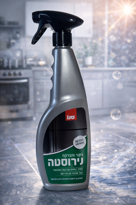 منظف نيرستا بخاخ فعّال لإزالة الأوساخ والدهون الصعبة، يمنح تنظيفًا عميقًا ولمعانًا واضحًا للأسطح مع نتيجة سريعة وسهلة الاستخدام.