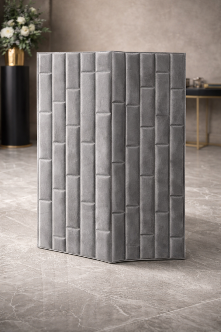 تابيت طول 80سم عرض 70سم          تبييت جداري لاصق بتصميم ثلاثي الأبعاد لمسة عصرية فاخرة تضيف عمق وأناقة للمساحات، سهل التركيب ويحوّل الجدار إلى عنصر ديكور مميز خلال دقائق