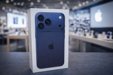 جهاز ايفون 17 بروماكس كحلي