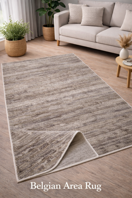 سجادة بلجيكية بتدرجات طبيعية ونقشة هادئة، تمنح المكان دفئًا وأناقة عصرية. جودة عالية وسهلة التنظيف، مثالية لكل المساحات.