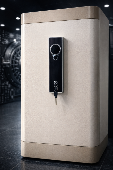 خزنة 70 إنش بقفل إلكتروني متطور – أمان فائق وسعة تخزين كبيرة مثالية للمنازل والمكاتب.