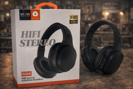 سماعة R208 HiFi Stereo – لاسلكية بصوت عالي الدقة