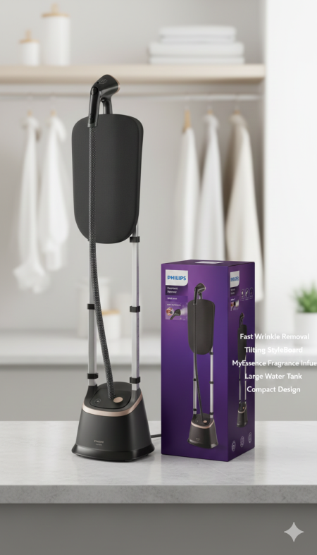 جهاز كَيّ بالبخار من Philips – حل سريع وعملي لكل تجاعيد ملابسك ✨ ✔️ إزالة سريعة للتجاعيد ✔️ لوح مائل لنتائج أدق ✔️ خزان ماء كبير للاستخدام المتواصل ✔️ تصميم أنيق ومدمج يناسب أي زاوية بالبيت مثالي للملابس اليومية، الفساتين، والبدلات 👔👗 كيّ أسرع… وأناقة جاهزة بكل وقت 💨✨