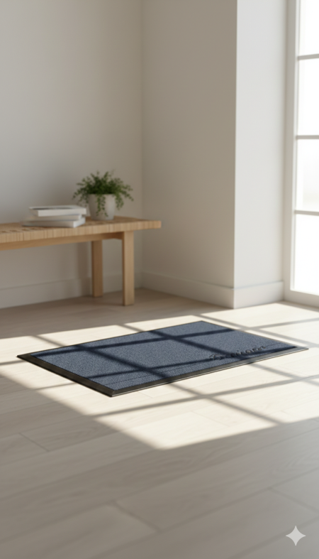 دعّاسة مدخل بلون أزرق هادئ 💙 تصميم بسيط وعصري يناسب أي ديكور، مع قاعدة ثابتة مانعة للانزلاق. عملية وسهلة التنظيف لتحافظ على مدخل بيتك نظيف ومرتب كل يوم 👌