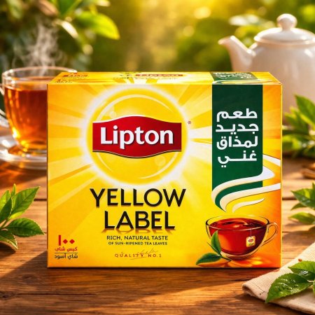شاي ليبتون غني بالنكهة، يمنحك مذاقًا قويًا وانتعاشًا في كل كوب.