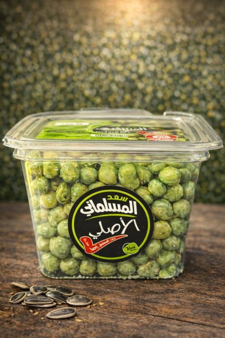 فستق أخضر محمص ومقرمش، نكهة مميزة وتسالي لا تُقاوم.