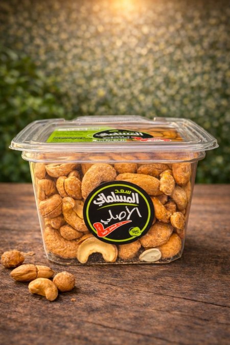 كاشو محمصة ومملحة بقرمشة رائعة وطعم غني ومميز.